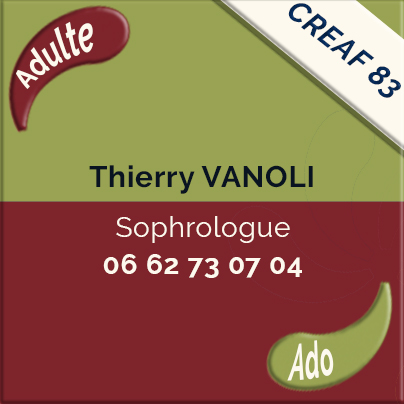 Thierry Vanoli, Sophrologue, CREAF St-Cyr-sur-Mer